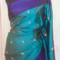 Kancheepuram soft silk with stitched blouse