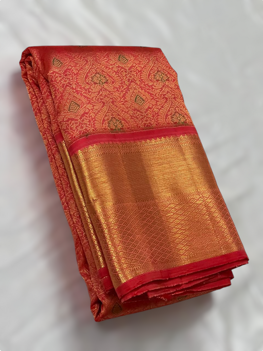 Kancheepuram pure silk handloom saree with BP