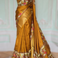 Mangalgiri check saree with madhubani print- stitched blouse