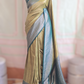 Semi soft silk saree with stitched blouse