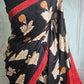Modal silk saree with block print- BP