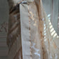 Beige golden shade-Kora Organza saree with golden weaves- Stitched blouse