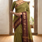 Chettinad cotton saree with stitched blouse
