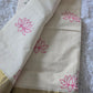 Premium cotton set saree with lotus design