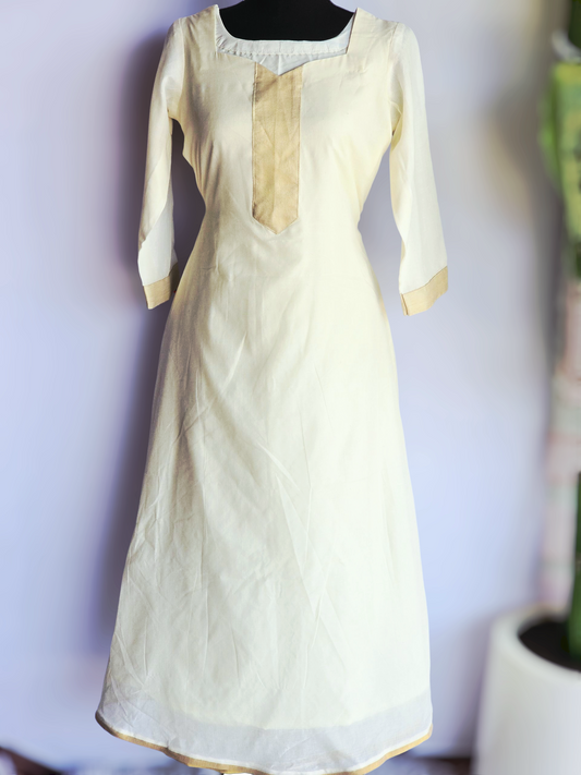 Onam kurti model 4 ( A line)