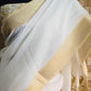 Semi crape kerala saree with printed ( stitched) blouse