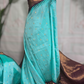 Gadwal silk handloom silk saree with stitched blouse/fall/pico