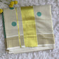 Set saree with polka dots ( duel shade)