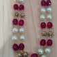 Pearl double layer set- NO eaarings