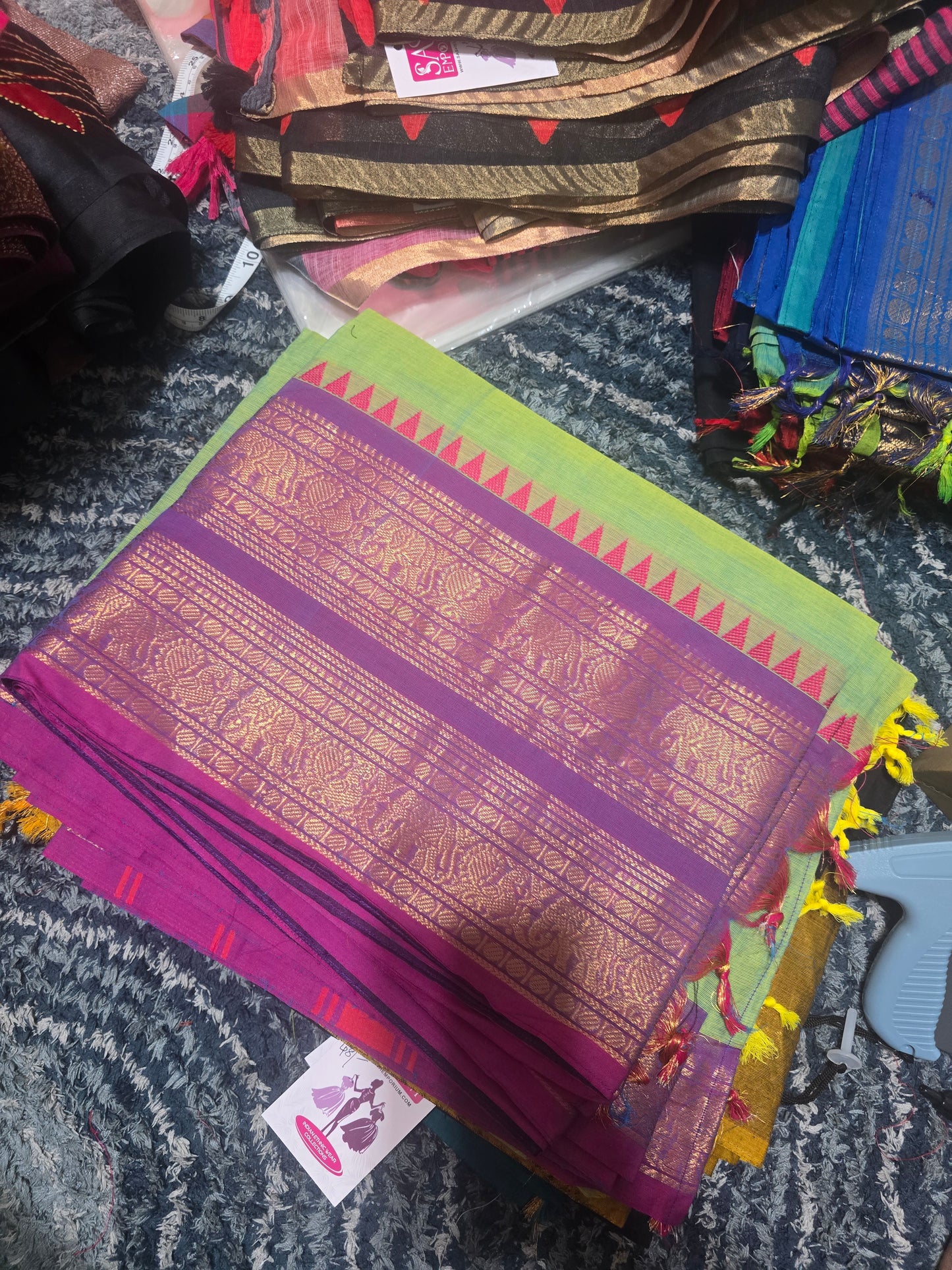Chettinad cotton green