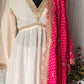 Creme color 3 pc salwar suit set