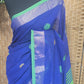 Semi linen saree with stitched blouse