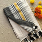 Mul cotton black/gold stripes saree- No Bp