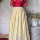 Onam tissue skirt and crop top (32-38 size)