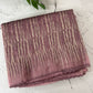 Pure organza designer saree with stitched blouse (mauve pink tone)