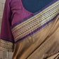 Kalyani cotton saree with stitched blouse