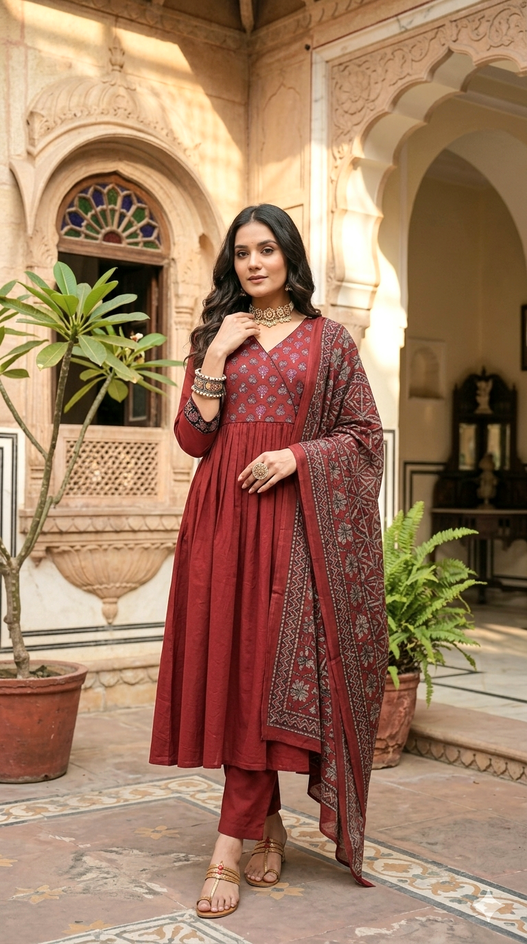 Premium cotton 3 pc salwar suit set