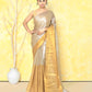 Semi tissue saree- silver and antique gold- No BP