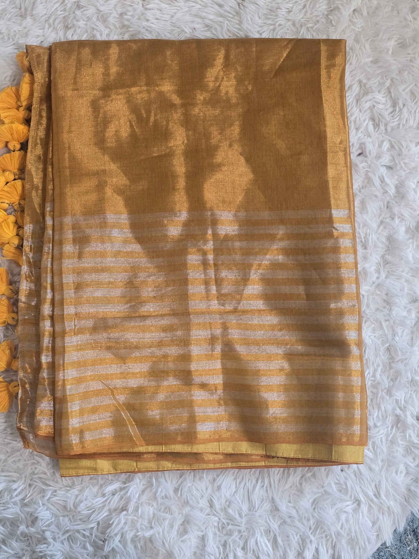 Premium cotton tissue saree - No BP