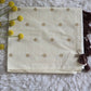 Cotton set saree with gold design
