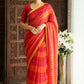 Mul cotton saree with multi color (fall and pico) No BP