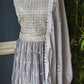Bright grey 3 pc party wear set