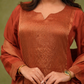 Mul chanderi 3 pc salwar suit set