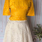 Golden beige skirt and top length 38-39