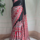 Semi modal saree with stitched blouse