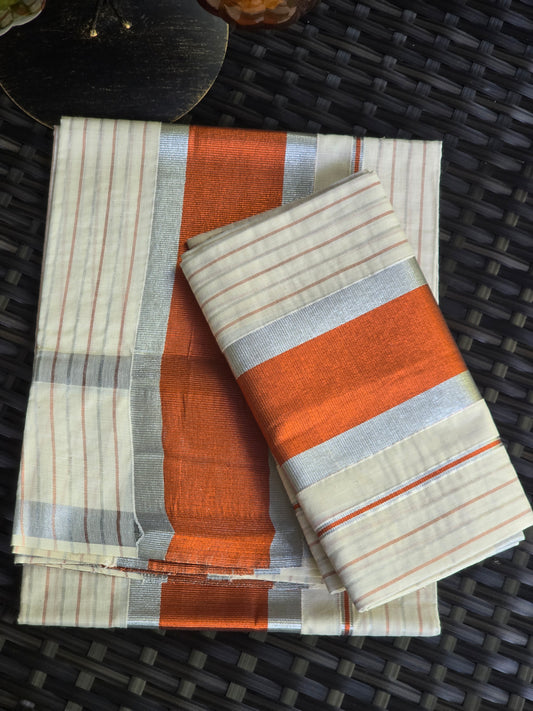 Set mund copper-silver