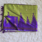 Semi silk saree green/ purple comb-BP