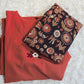 Cotton A line kurti with pant