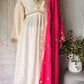 Creme color 3 pc salwar suit set