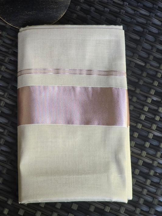 Cotton Set saree with silver border