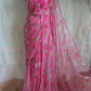 Light weight crape georgette saree with floral design NoBp