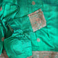 Pure banarasi raw silk saree with antique Zari weaving- Stitched blouse