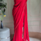Georgette designer saree with cutdana work- sleevless blouse