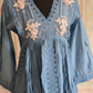 Malai chanderi 3 pc salwar suit set