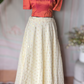 Off white skirt and top (28-36 blouse size)