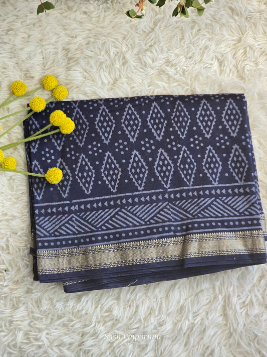 Maheswari cotton saree with BP