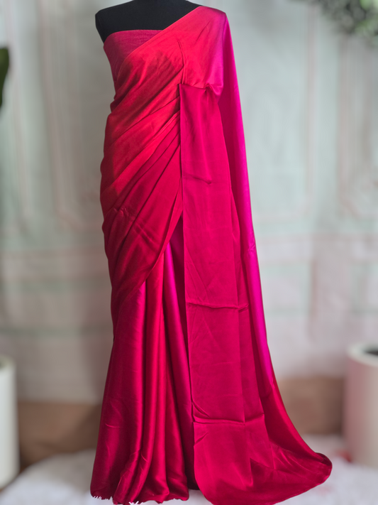 Modal silk saree with multicolor tone- No Bp