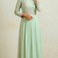 Party wear 2 pc kurti style set with full hand work (kurti and pant and dupatta