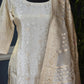 Onam kurti with banarasi dupatta