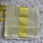 Tissue check design set saree