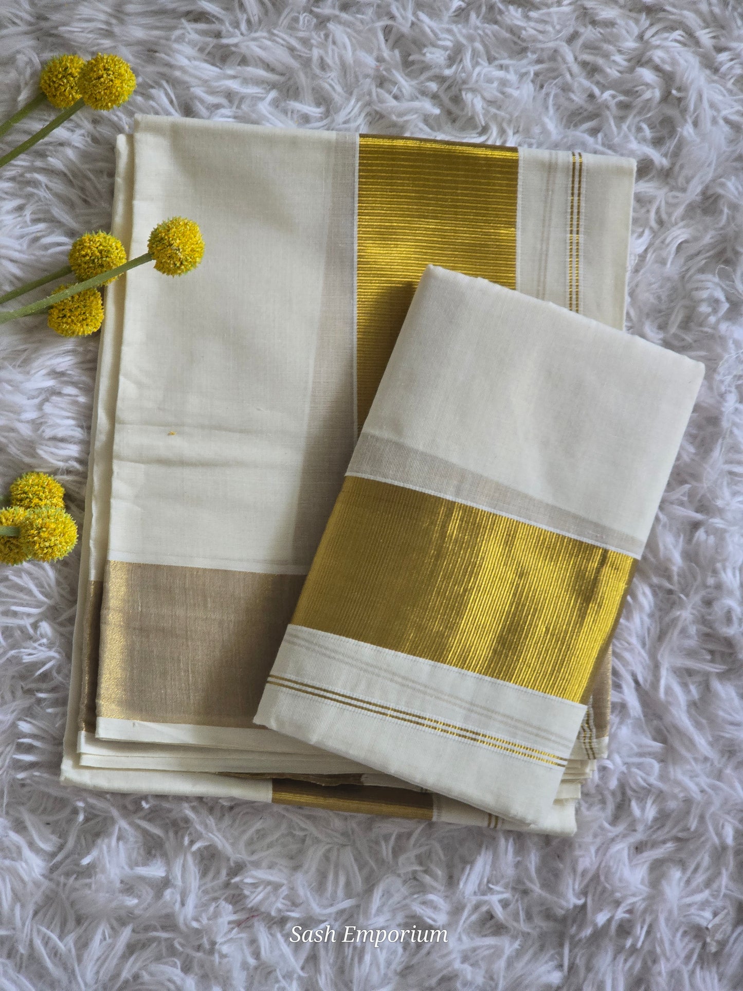 Cotton set mund gold