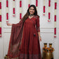 Cotton 3 pc salwar suit with duplex pant set