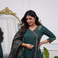 Cotton 3 pc salwar suit set duplex pant style