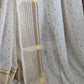 Mul cotton saree with small gold buttas and border (fall and pico done)NO Blouse piece