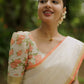 Dhavani set (peach/orange)