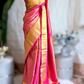 Pure kancheepuram brocade saree with blouse pc